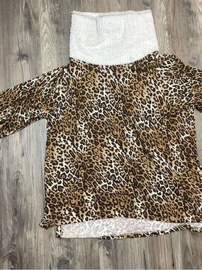 Women Cato leopard sweater size 22/24W new